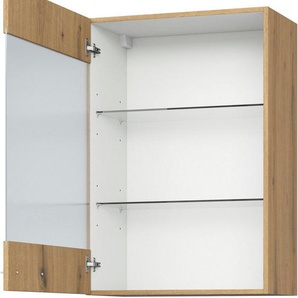 KOCHSTATION Glashängeschrank KS-Trea OG60-90 inklusive zwei Glaseinlegeböden, Breite 60 cm, Höhe 90 cm