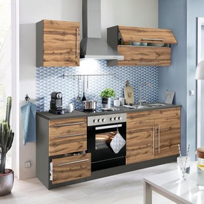 KOCHSTATION Herdumbauschrank KS-Samos 60 cm breit