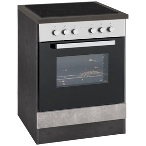KOCHSTATION Herdumbauschrank KS-Tulsa 60 cm breit, für Einbau-Herdset