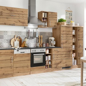 KOCHSTATION Klapphängeschrank KS-Colmar 110 cm, mit Metallgriff, für viel Stauraum