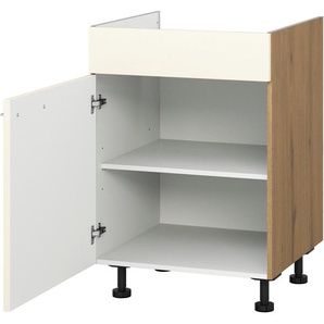 KOCHSTATION Kochfeldumbauschrank KS-Trea KBL60 mit einem Einlegeboden, Breite 60 cm, Höhe 75 cm