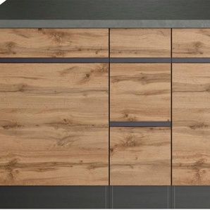 KOCHSTATION Kochinsel KS-Riesa, Breite 153 cm, Tiefe 100 cm, MDF-Fronten