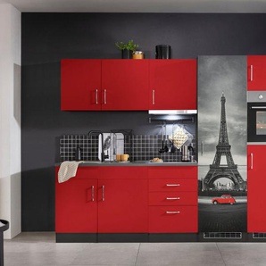 HELD MÖBEL Küchenzeile Paris, mit E-Geräten, Breite 280 cm