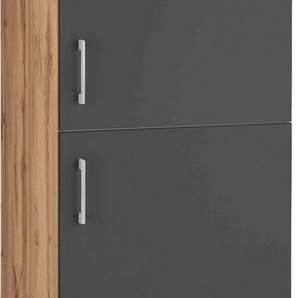 KOCHSTATION Kühlumbauschrank KS-Colmar 60 cm breit, 165 cm hoch, geeignet für Einbaukühlschrank 88 cm Nische