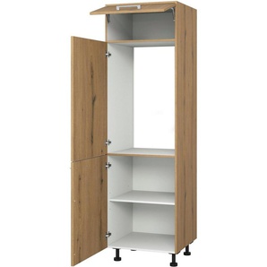 KOCHSTATION Kühlumbauschrank KS-Trea SK-195-88 Stauraum ober- und unterhalb vom Küchenschrank, Breite 60cm Höhe 195cm