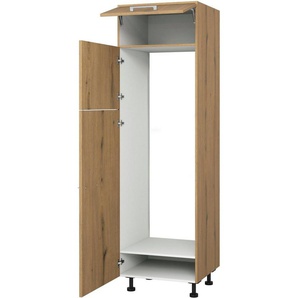 KOCHSTATION Kühlumbauschrank KS-Trea SKG-195-145 für integrierte Kühl-Gefrierkombi 145,0 cm, Breite 60 cm, Höhe 195 cm