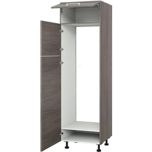 KOCHSTATION Kühlumbauschrank KS-Trea SKG-195-145 für integrierte Kühl-Gefrierkombi 145,0 cm, Breite 60 cm, Höhe 195 cm