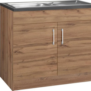 KOCHSTATION Spülenschrank KS-Colmar 100 cm, mit Metallgriff