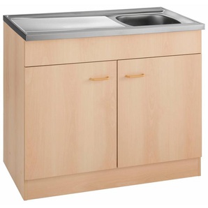 KOCHSTATION Spülenschrank KS-Elster Breite 100 cm