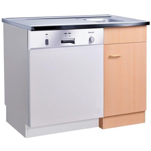 KOCHSTATION Spülenschrank KS-Elster Spülzentrum für Geschirrspüler, ohne Front B/H/T: ca. 100/85/60 cm