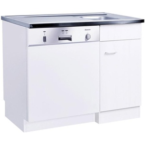 KOCHSTATION Spülenschrank KS-Elster Spülzentrum für Geschirrspüler, ohne Front B/H/T: ca. 100/85/60 cm