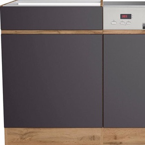 KOCHSTATION Spülenschrank KS-Riesa Breite 120 cm, MDF-Fronten