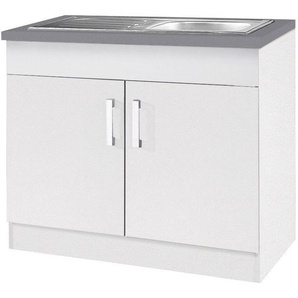 KOCHSTATION Spülenschrank KS-Toronto, Breite 100 cm