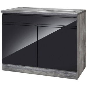 KOCHSTATION Spülenschrank KS-Virginia 100 cm breit, inklusive Einbauspüle