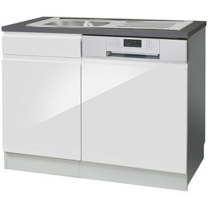 KOCHSTATION Spülenschrank KS-Virginia 110 cm breit, inklusive Einbauspüle