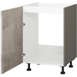 KOCHSTATION Spülenunterschrank KS-Trea SP60 Breite 60 cm, Höhe 75 cm