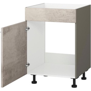 KOCHSTATION Spülenunterschrank KS-Trea SPBL50 Breite 50 cm, Höhe 75 cm