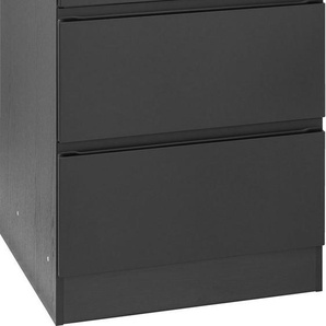 KOCHSTATION Unterschrank KS-Bruneck Bruneck 60 cm breit, für viel Stauraum, hochwertige MDF-Fronten