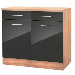 KOCHSTATION Unterschrank KS-Monaco, Breite 100 cm Breite 100 cm