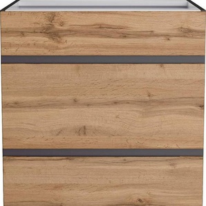 KOCHSTATION Unterschrank KS-Riesa Breite 60 cm, MDF-Fronten