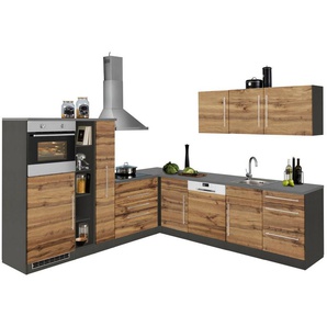 KOCHSTATION Winkelküche KS-Samos, Stellbreite 260x270 cm, wahlweise mit E-Geräten und Induktion