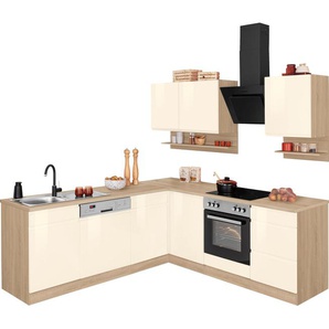 KOCHSTATION Winkelküche KS-Virginia, Stellbreite 220/220 cm, wahlweise mit E-Geräten
