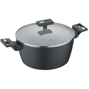 Berndes Kochtopf  b.clever ¦ schwarz ¦ Aluminium ¦ Maße (cm): H: 11,8  Ø: 24