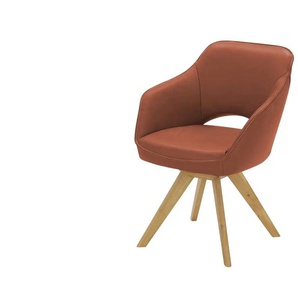 KOINOR Armlehnenstuhl Brendo - rot - Materialmix - 60 cm - 86 cm - cm 66,0 | Möbel Kraft