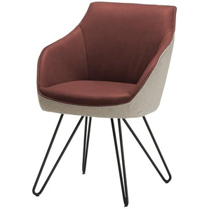 KOINOR Armlehnstuhl  Dining System 4 ¦ rot ¦ Maße (cm): B: 60 H: 84 T: 67.0