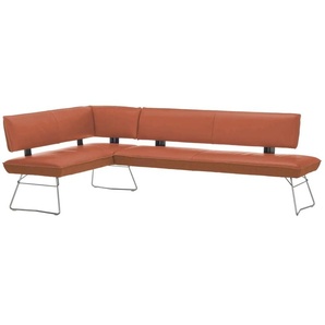 KOINOR Eckbank Dining System 2 ¦ rot ¦ Maße (cm): B: 257 H: 88 T: 162.0