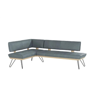 KOINOR Eckbank Leder Dining System 4 - blau - Materialmix - 88 cm | Möbel Kraft