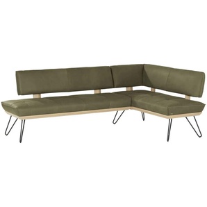 KOINOR Eckbank Leder Dining System 4 - grün - Materialmix - 88 cm | Möbel Kraft