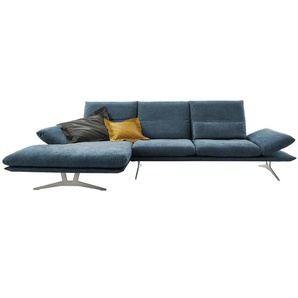 KOINOR Ecksofa aus Flachgewebe Francis - blau - Materialmix - 314 cm - 93 cm - cm 159,0 | Möbel Kraft