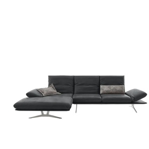 KOINOR Ecksofa Echtleder Francis ¦ grau ¦ Maße (cm): B: 314 H: 93 T: 159.0