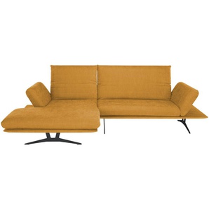 KOINOR Ecksofa  aus Flachgewebe Francis  ¦ orange ¦ Maße (cm): B: 284 H: 93 T: 159.0