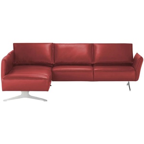 KOINOR Ecksofa Leder Vineto - rot - Materialmix - 272 cm - 83 cm - cm 207,0 | Möbel Kraft
