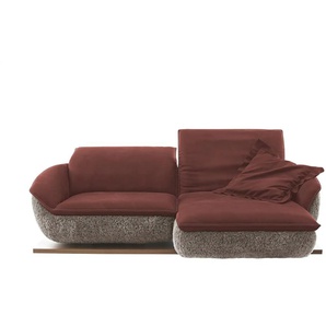 KOINOR Ecksofa  Mooove ¦ rot ¦ Maße (cm): B: 242 H: 99 T: 120.0