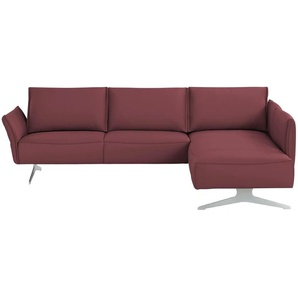 KOINOR Ecksofa Vineto - rot - Materialmix - 272 cm - 83 cm - cm 207,0 | Möbel Kraft