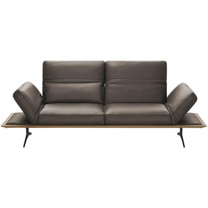 KOINOR Einzelsofa aus Echtleder Fendo ¦ braun ¦ Maße (cm): B: 236 H: 73 T: 123.0