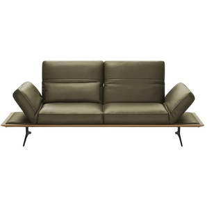 KOINOR Einzelsofa aus Echtleder Fendo ¦ grün ¦ Maße (cm): B: 236 H: 73 T: 123.0