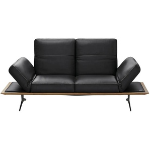 KOINOR Einzelsofa aus Echtleder Fendo ¦ schwarz ¦ Maße (cm): B: 206 H: 73 T: 123.0
