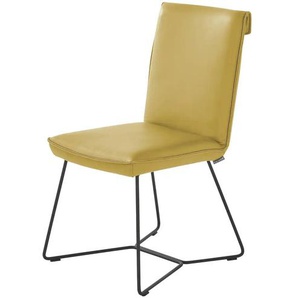 KOINOR Esszimmerstuhl  Schwof ¦ gelb ¦ Maße (cm): B: 52 H: 90 T: 64.0