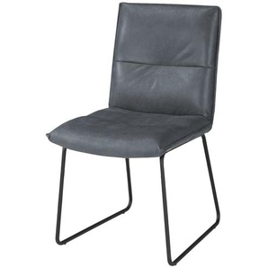 KOINOR Kufenstuhl  Essay - blau - Materialmix - 49 cm - 86 cm - 63 cm | Möbel Kraft