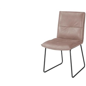 KOINOR Kufenstuhl Essay - rosa/pink - Materialmix - 49 cm - 86 cm - cm 63,0 | Möbel Kraft