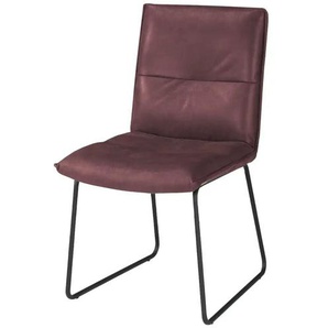 KOINOR Kufenstuhl Essay - rot - Materialmix - 49 cm - 86 cm - cm 63,0 | Möbel Kraft