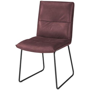 KOINOR Kufenstuhl  Essay ¦ rot ¦ Maße (cm): B: 49 H: 86 T: 63.0