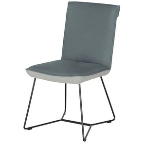 KOINOR Kufenstuhl Leder Schwof - blau - Materialmix - 48 cm - 90 cm - cm 64,0 | Möbel Kraft