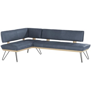 KOINOR Eckbank  Leder Dining System 4 ¦ blau ¦ Maße (cm): H: 88