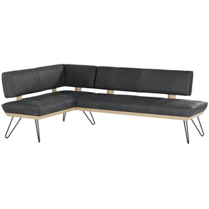 KOINOR Eckbank  Leder Dining System 4 ¦ schwarz ¦ Maße (cm): H: 88