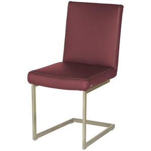 KOINOR Leder-Schwingstuhl  Sqare - rot - Materialmix - 46 cm - 92 cm - 61 cm | Möbel Kraft